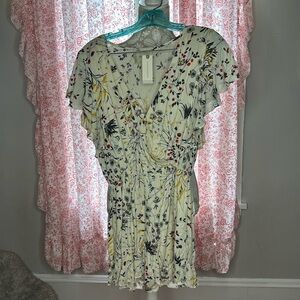 Anthropology Elevenses Romper S NWT